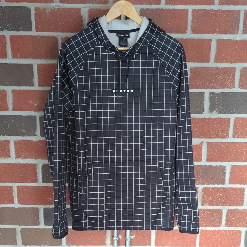 Burton Black and White Grid Jacket